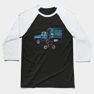 Harlem Street Biker Manhattan NYC Baseball T-Shirt